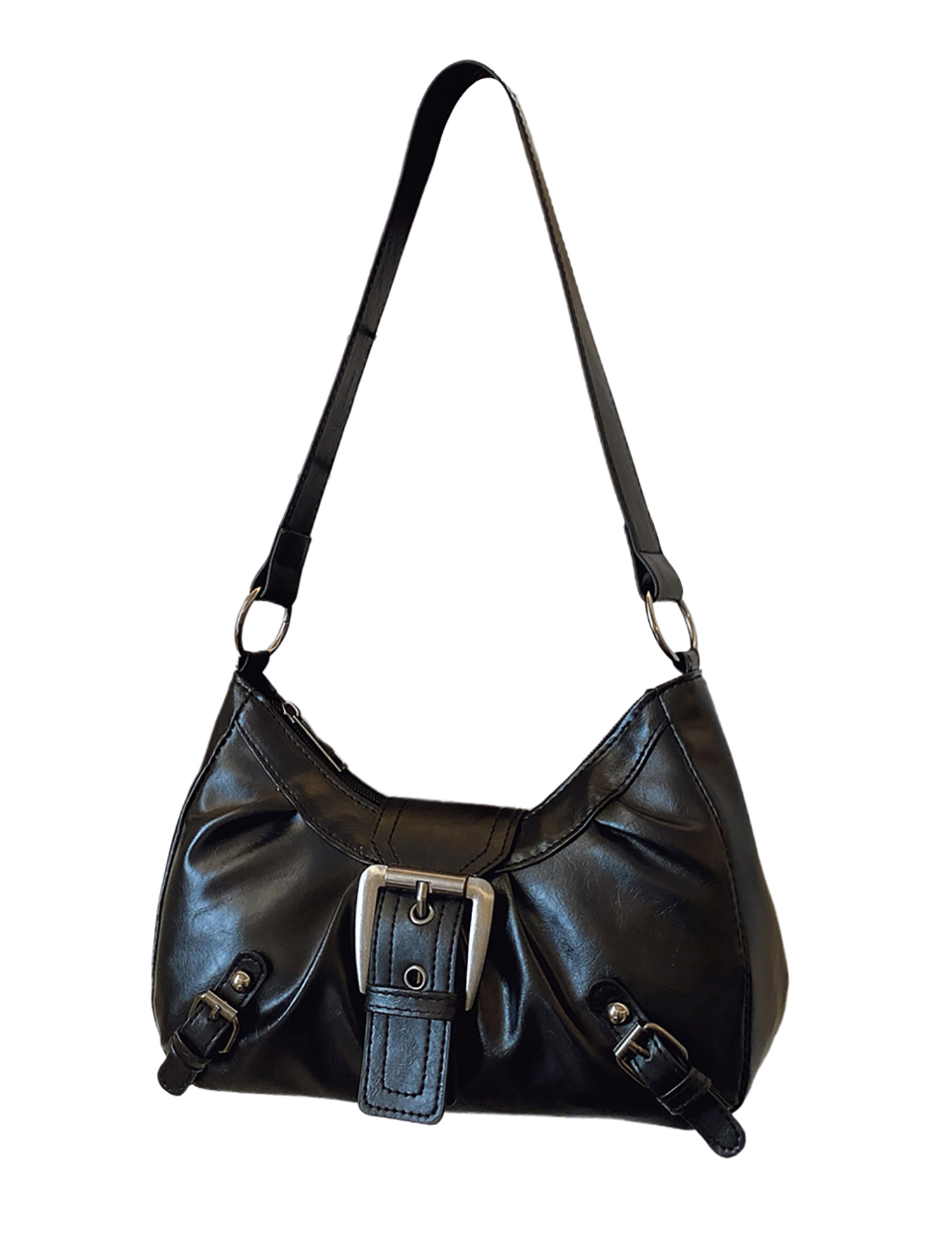 JoyPoem Shoulder Bag for Women Y2k Mini Purse Cute Goth Punk Vintage Purse | Top Handle, Buckle, Punk, Purses, Bags