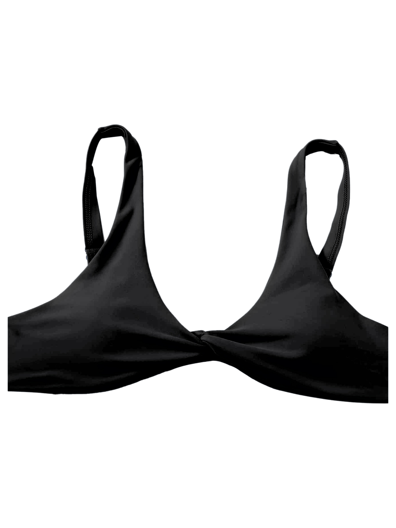 JoyPoem Women's Twist Front Bikini Set High Cut Thong Tied Back Two Piece Swimsuit - Image 5