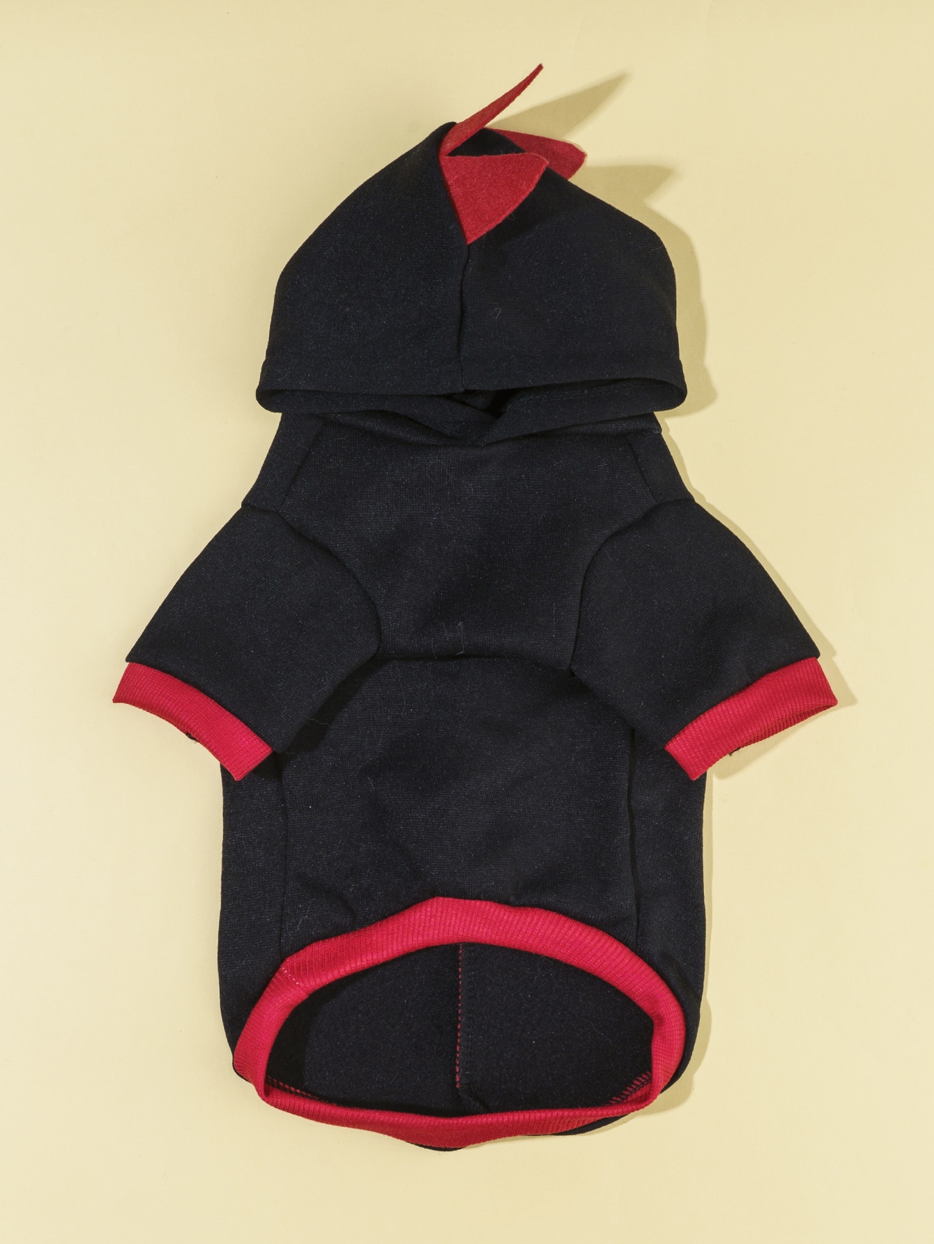 JoyPoem Dinosaur Dog Hoodie - Warm Jacket for Puppy, Kitten, Small & Medium Dogs & Cats - Black, XXS - Image 4
