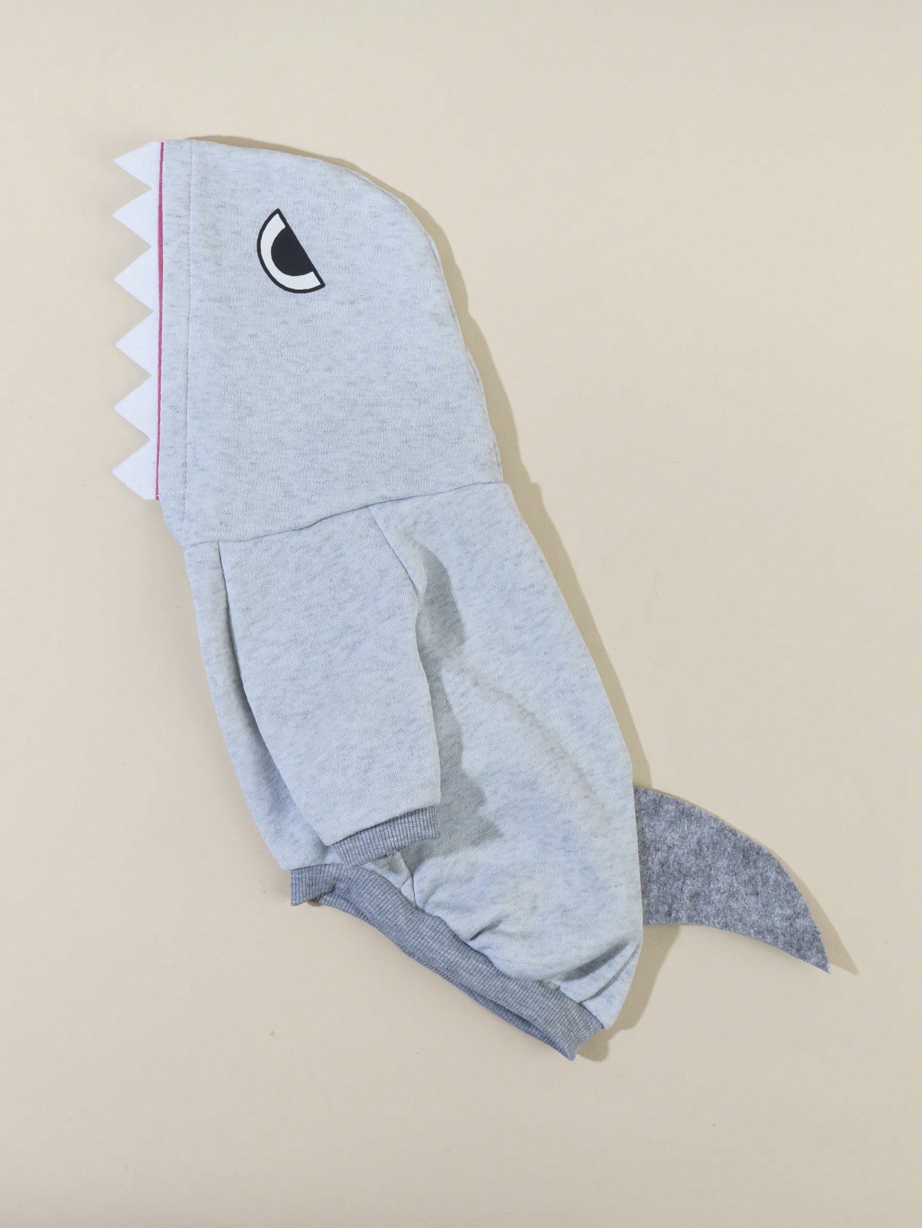 JoyPoem Shark Dog Hoodie Dog Warm Jacket Coat Puppy Sweatshirt Christmas Halloween Dog Costume Cosplay Winter Dog Clothes Pet Apparel for Small Medium Dogs Cats Kitten Grey XXS - Image 4