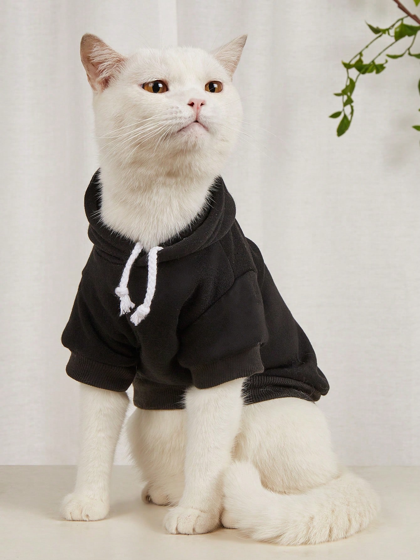JoyPoem Basic Dog Hoodie Sweatshirt Puppy Sweater Warm Cat Costumes Pet Clothes for Chihuahua Puppy Kitten Small Medium Dogs Light Blue XX-Small - Image 5