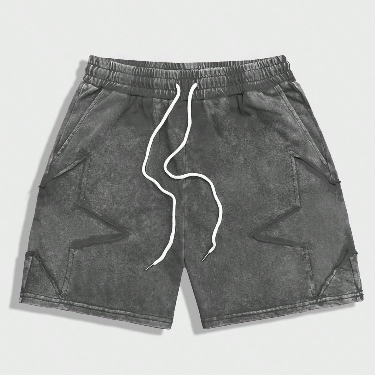 JoyPoem Men's Bermuda Shorts Drawstring Waist Straight Leg Casual Y2K Shorts with Pockets - Image 5